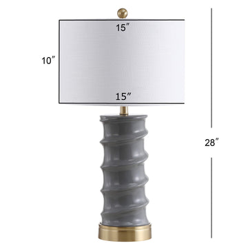 Taipei 28" Ceramic LED Table Lamp - JONATHAN Y